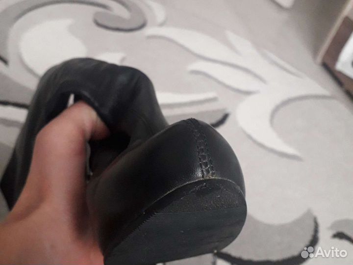 Сапоги женские(осень - весна) кожа рамер 35