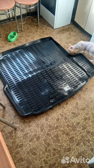 Коврик в багажник skoda octavia a7