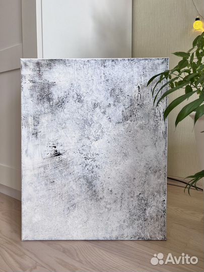 Интерьерная картина абстракция диптих «Туман»