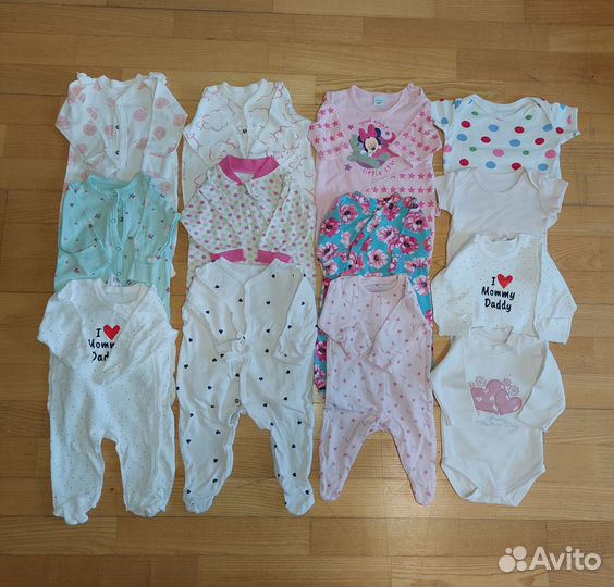 Слипы для новорожденных 1-3 мес