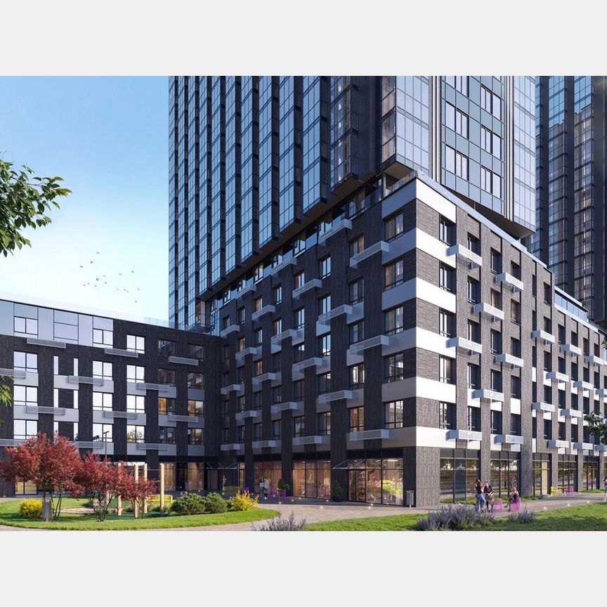 2-к. апартаменты, 41,9 м², 8/23 эт.