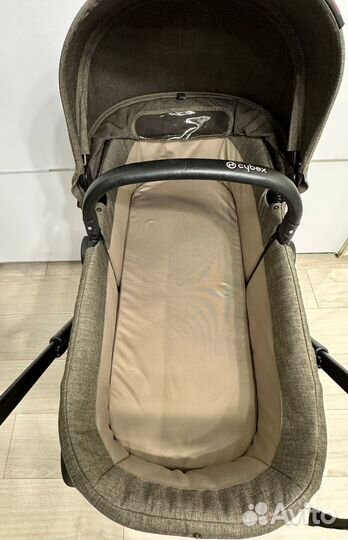 Коляска cybex 3 в 1 platinum desert khaki