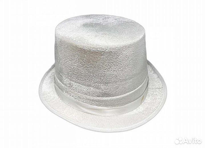 Цилиндр белый блестящий