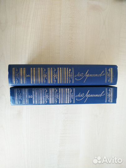 Книги Лермонтов 2 тома