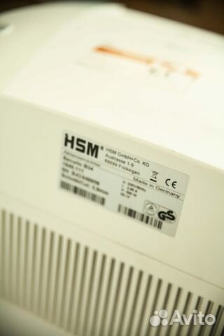 Шредер HSM securio B34 объявление продам