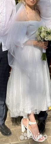 Свадебное платье 44, 46 объявление продам