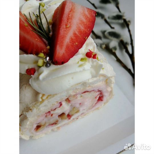 Меренговый рулет