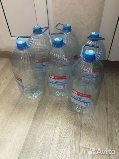 Пластиковые пэт бутылки 5 л