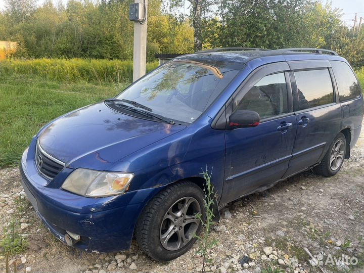 Mazda MPV 2.5 AT, 2000, битый, 250 000 км
