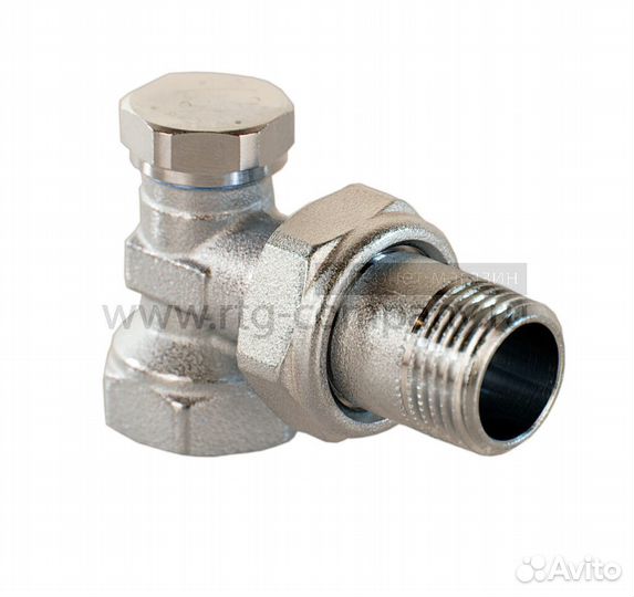 Клапан запорный угловой 3/4