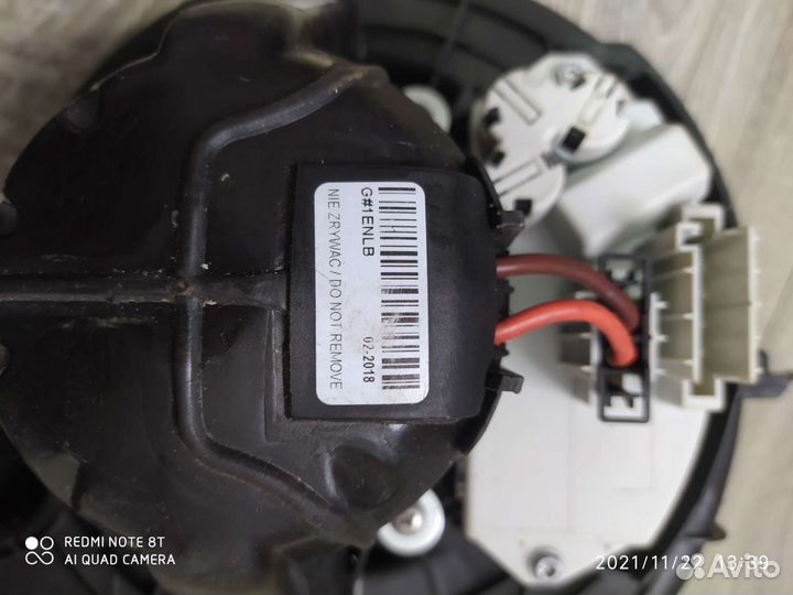 Мотор отопителя BMW E70