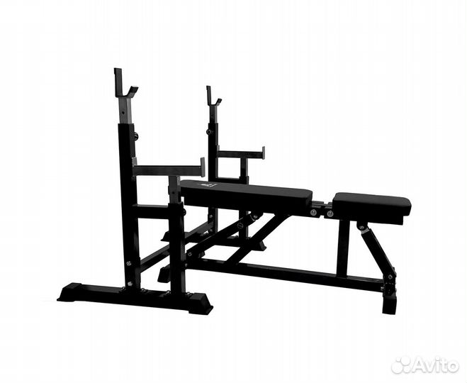 Скамья со стойками под штангу DFC dz005abb
