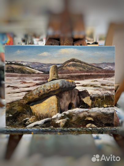 Картина маслом «Дольмен»