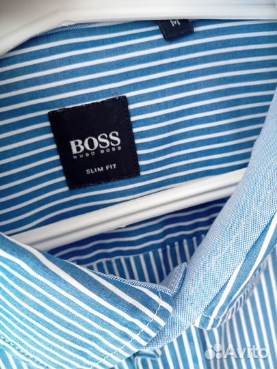 Рубашка мужская в полоску hugo boss (М) оригинал