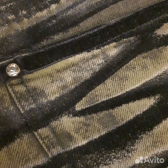 Джинсы клеш женские черные