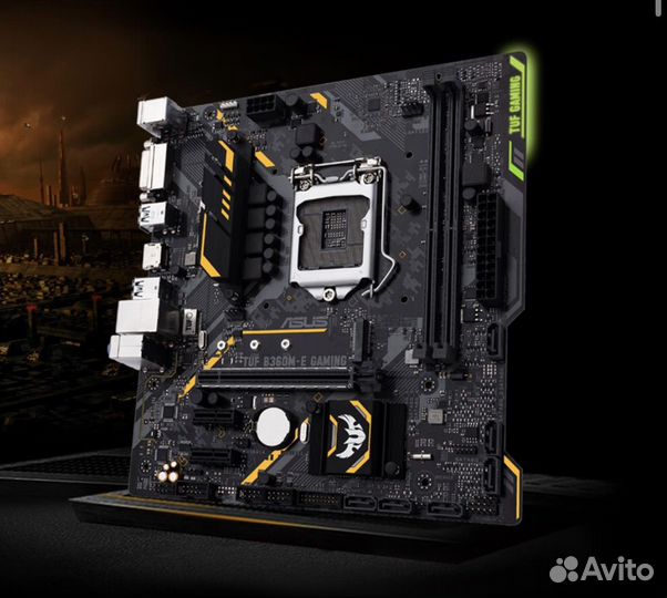 Материнская плата 1151v2 Asus tuf gaming b360m-e