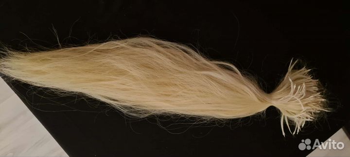 Волосы для наращивания 60 см блонд