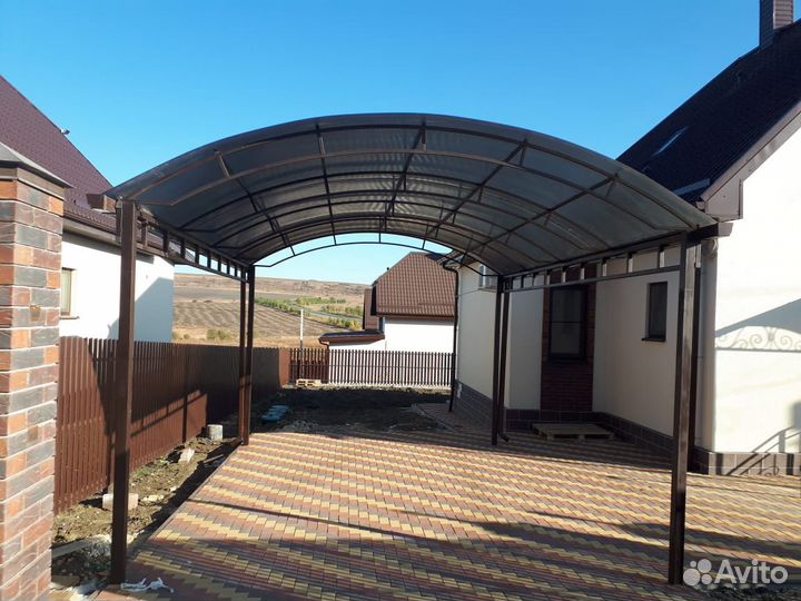 Навесы заборы ангары