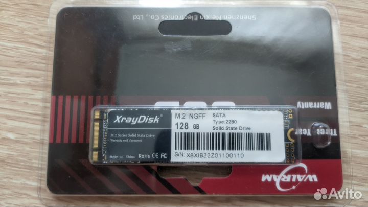 128 гб SSD M.2 XrayDisk SATA