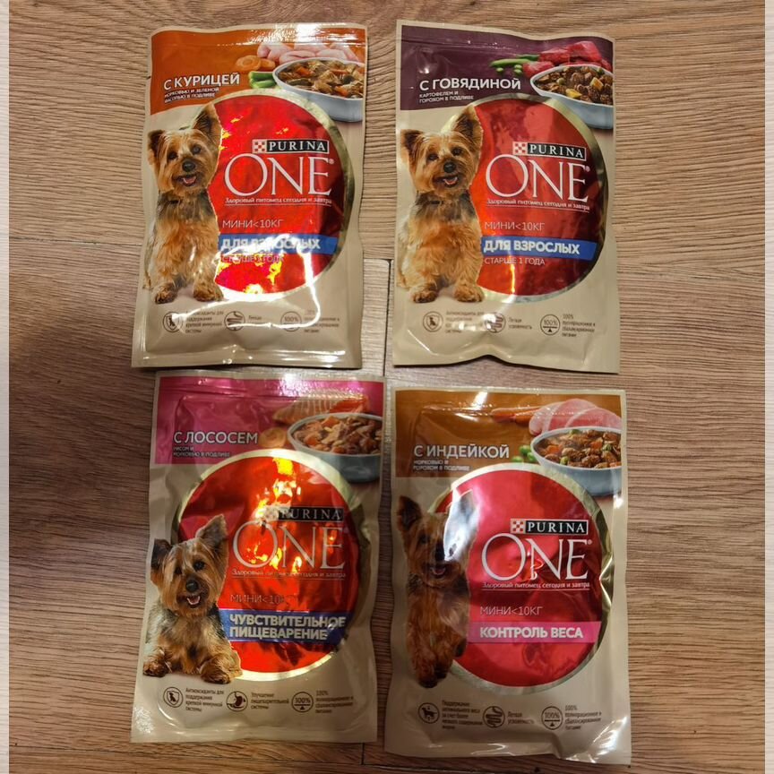 Влажный корм для собак purina one