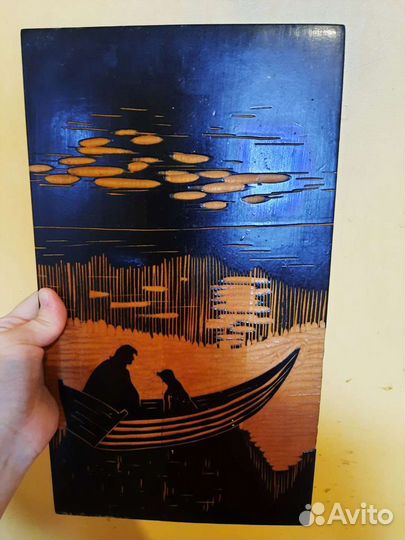 Картина, резьба по дереву