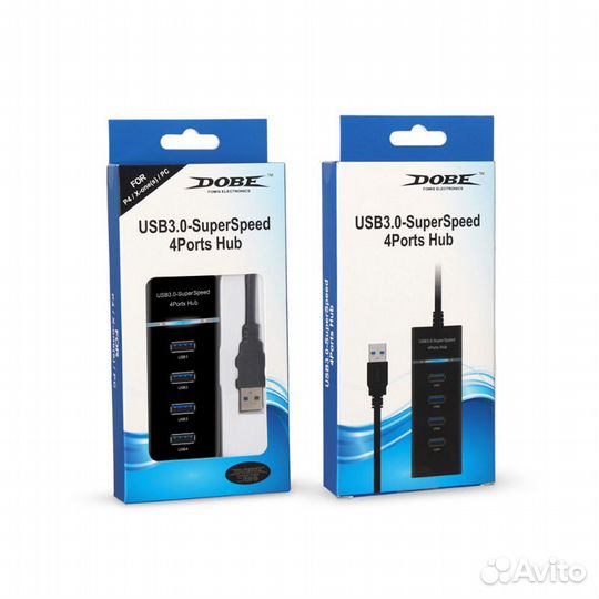 PS4, XBox One, PC USB 3.0/2.0 Hub на 4 порта,новый