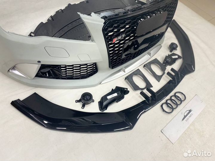 Бампер rs7 audi a7 4G дорест