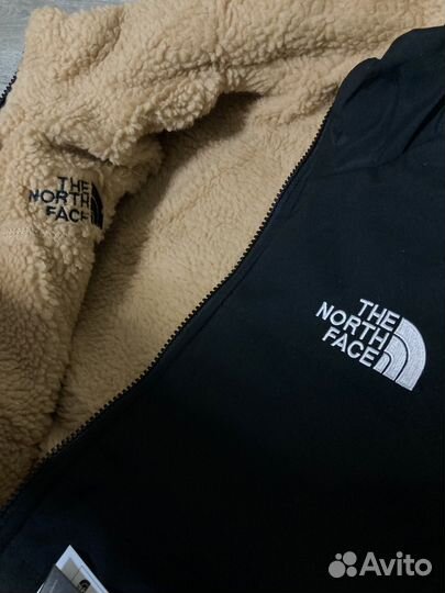 Куртка the north face барашек