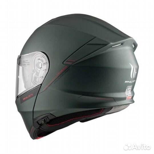 MT Helmets Genesis SV modular helmet Зеленый