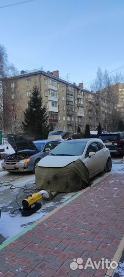 Отогрев авто, грузовиков, техпомощь