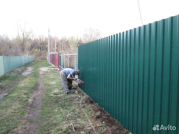 Установка заборов под ключ