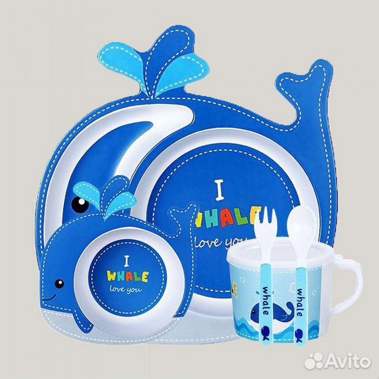 Детская бамбуковая посуда