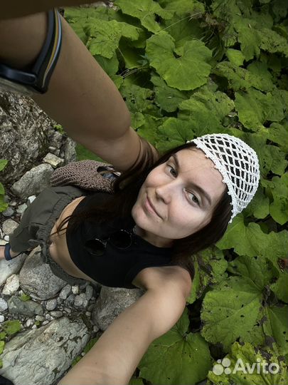 Шапочка ажурная