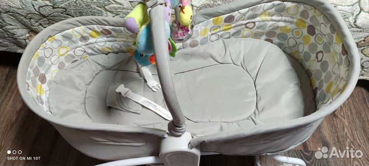 Колыбель-баунсер для новорожденных электрический