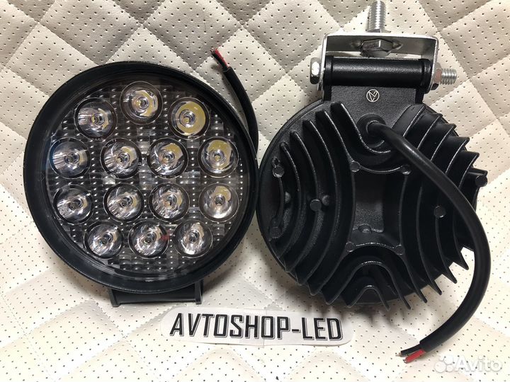 Фары LED светодиодные 42W 12/24V 2 шт