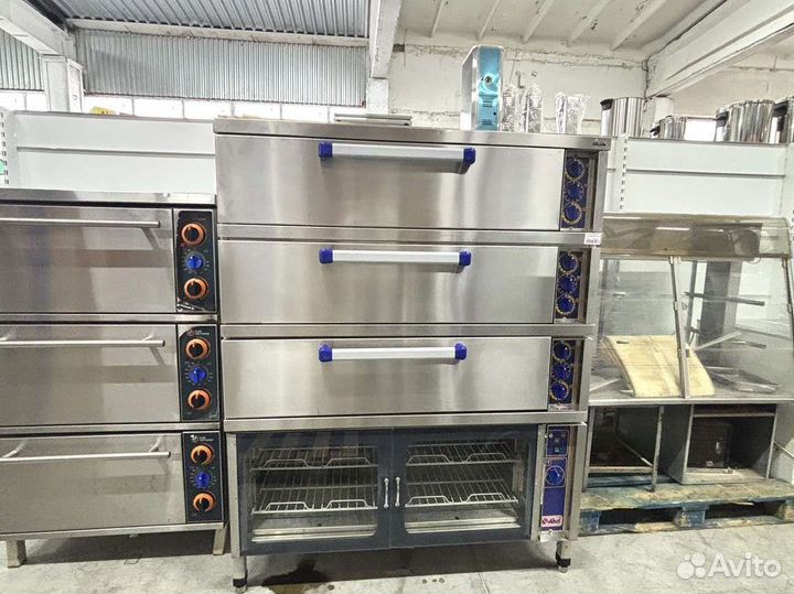 Шкаф пекарский Abat эш-3К с Шкаф расстоечный Abat шрт 4-эш