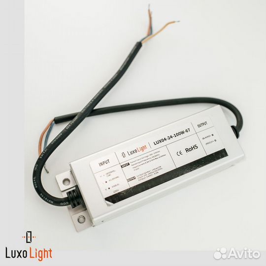 Блок питания LuxoLight 100Вт IP67 LUX04-24-100w-67