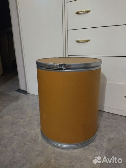 Бочка картонная, ёмкость для хранения