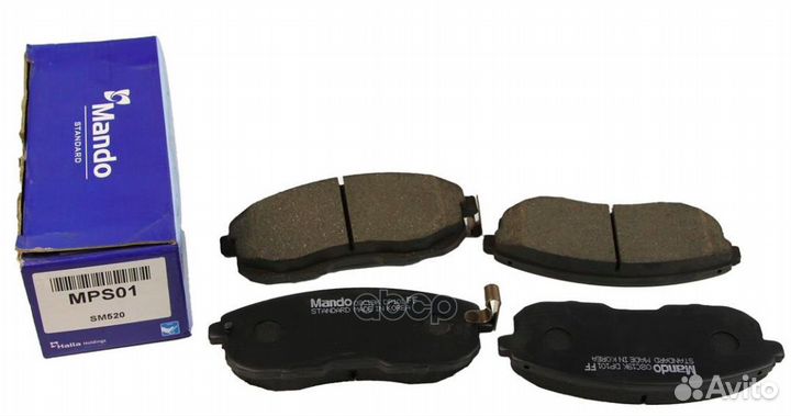 Колодки тормозные передние MPS01 Mando