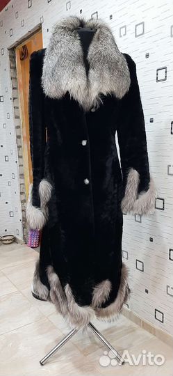 Шуба мутон с блюфрост