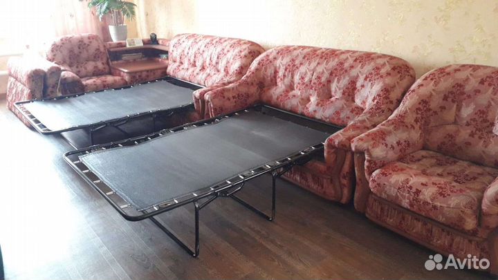 Угловой диван с креслом бу