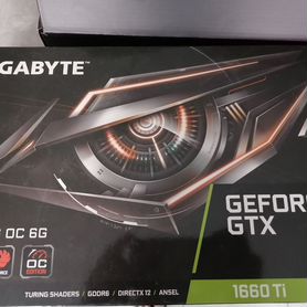 Видеокарта Gtx 1660 ti gigabyte 3 fan на 6гб