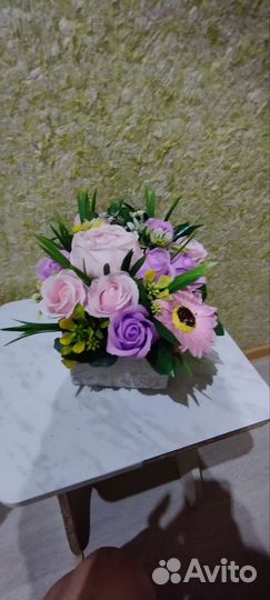 Мыльные цветы