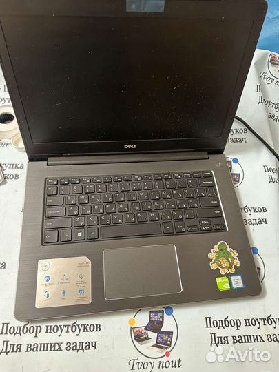 Металлический ноутбук для игр dell