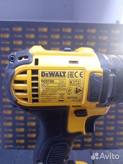 Шуруповерт DeWalt DCD 780 C2