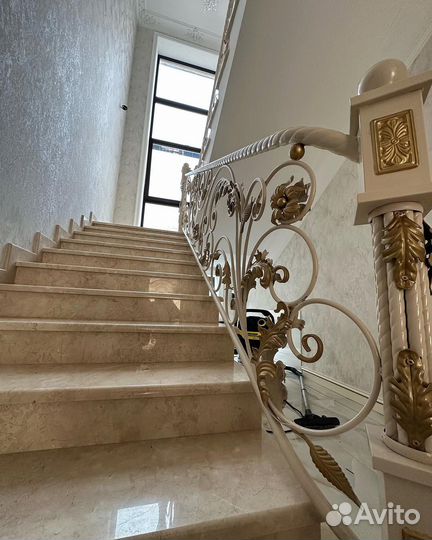 Кованые перила под ключ