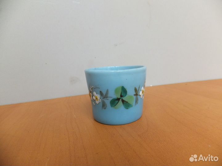 Старинная Стопка Опаловое стекло иcз Ручная