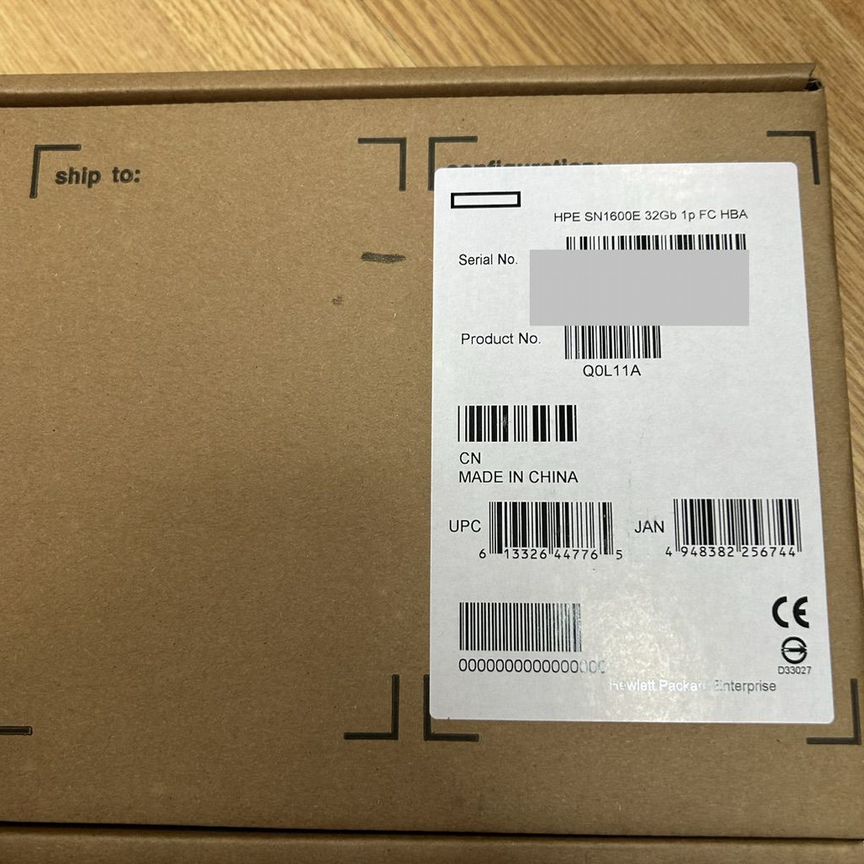 [SN1600E] Адаптер Hp 32gbq0l11a 869999-001