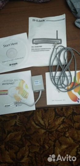 Модем роутер D- LiNK DSL-2640 U