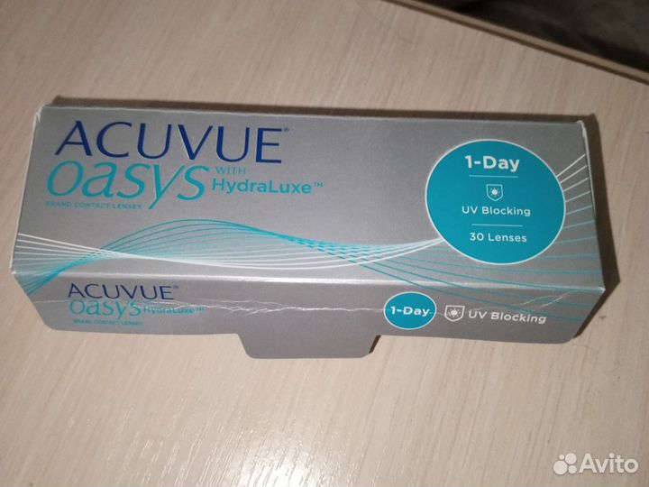 Линзы acuvue oasys with hydraluxe -1,75